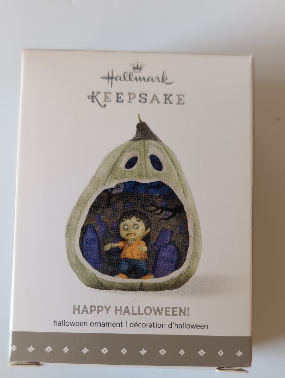 Hallmark Keepsake Happy Halloween Ornament 2015 3rd In Series. With Box.